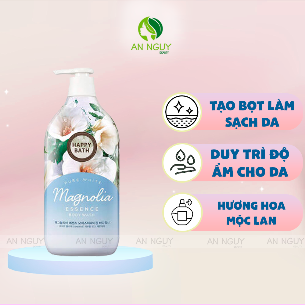 Sữa Tắm Happy Bath Essence Body Wash Tinh Chất Hoa Thiên Nhiên 900gr