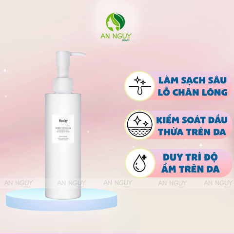 Gel Rửa Mặt Huxley Secret Of Sahara Cleansing Gel: Be Clean; Be Moist Dịu Nhẹ Cho Da 200ml