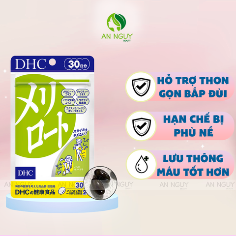 Viên Uống DHC Melilot Hỗ Trợ Giảm Mỡ Đùi 30 Ngày