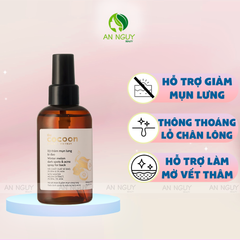 Xịt Thâm Mụn Lưng Cocoon Winter Melon Dark Spots & Acne Spray For Back Chiết Xuất Bí Đao 140ml