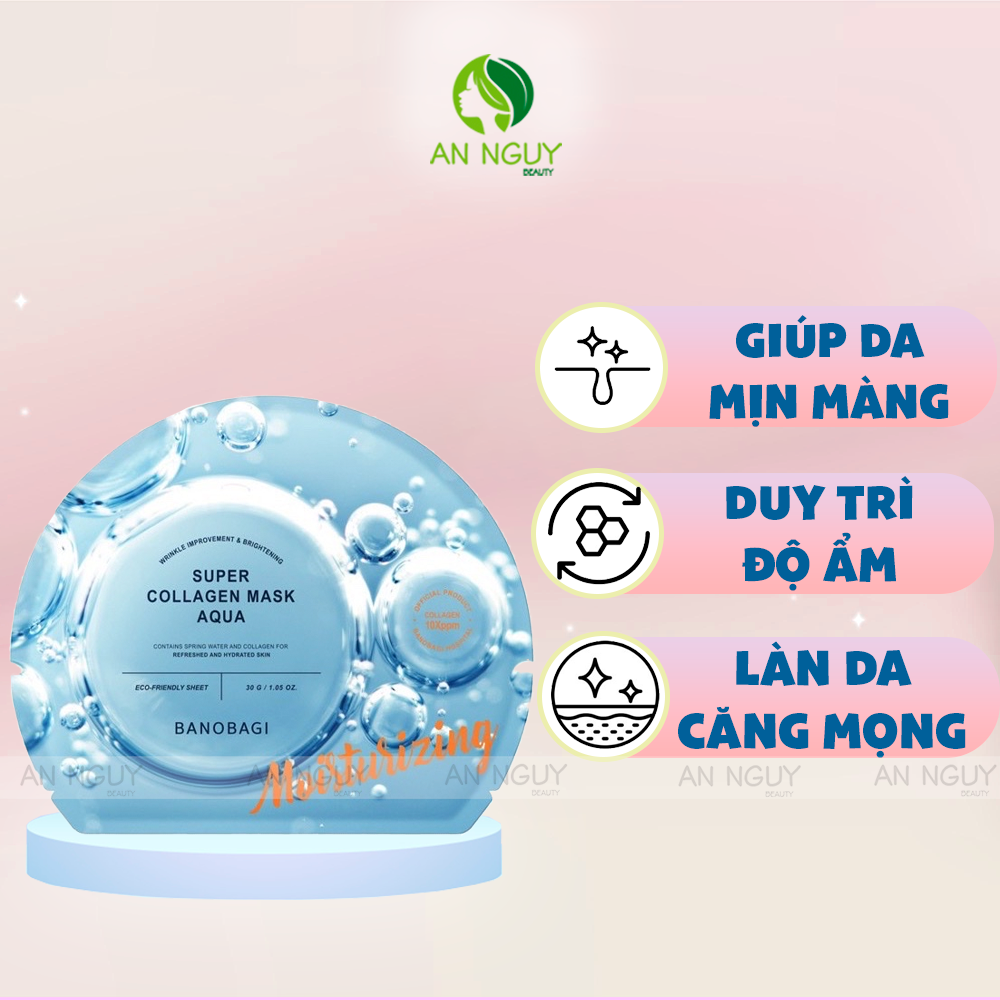 Mặt Nạ Banobagi Super Collagen Mask Tăng Độ Đàn Hồi, Dưỡng Da 30gr