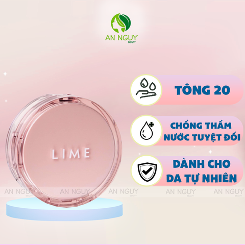 Phấn Nước LIME Skin Fit Long-Wear Cover Cushion SPF50+ PA++++ 15gr