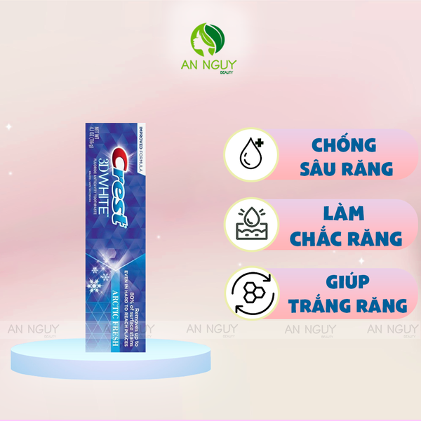 Kem Đánh Răng Crest 3D White Arctic Fresh 116gr