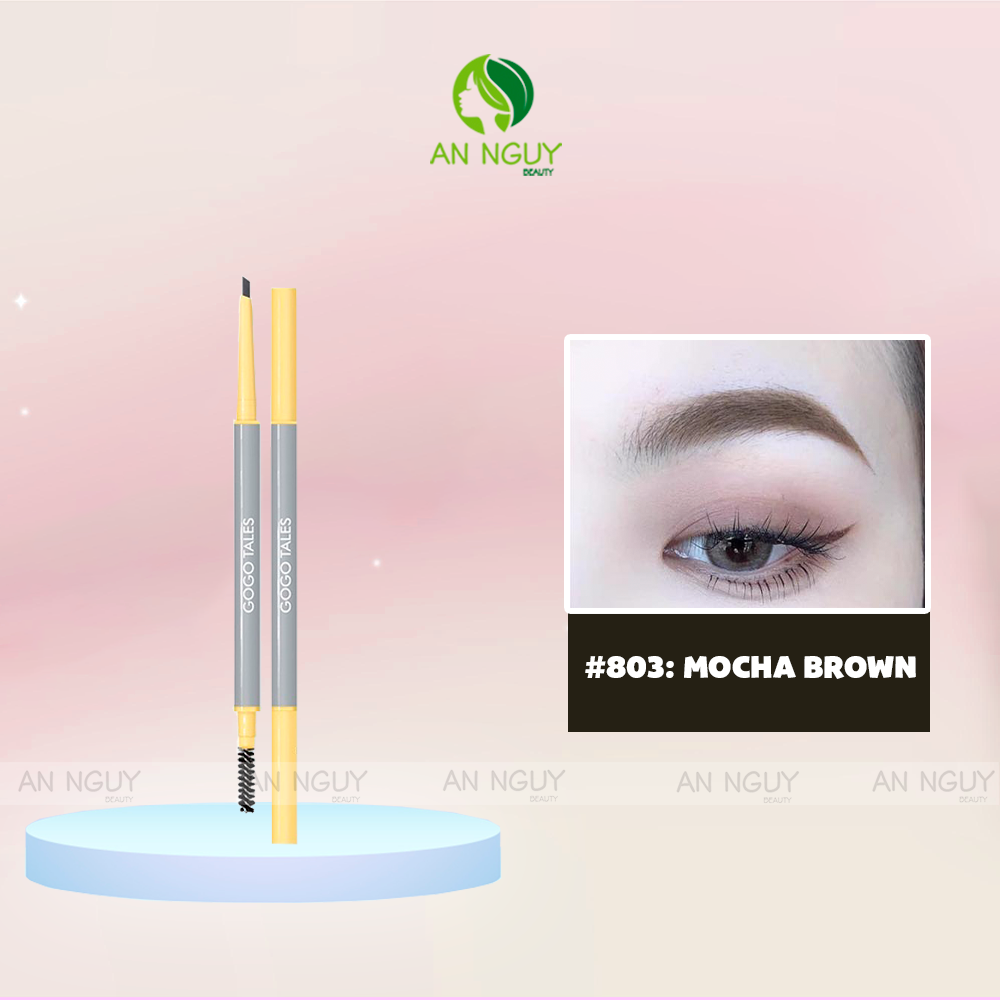 Chì Kẻ Mày 2 Đầu Gogo Tales Cloud Mist Brownpencil 0.1gr