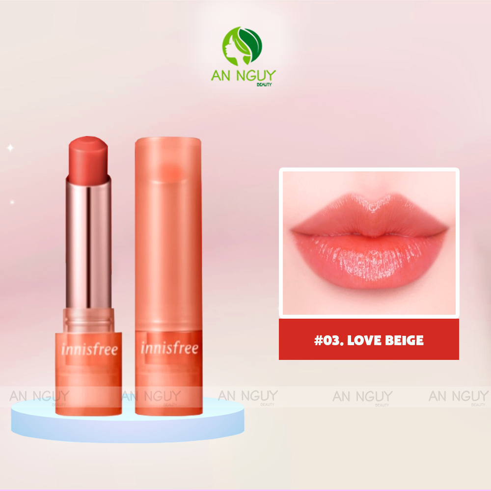 Son Dưỡng Có Màu Innisfree Dewy Tint Lip Balm (New) 3.2grSon Dưỡng Có