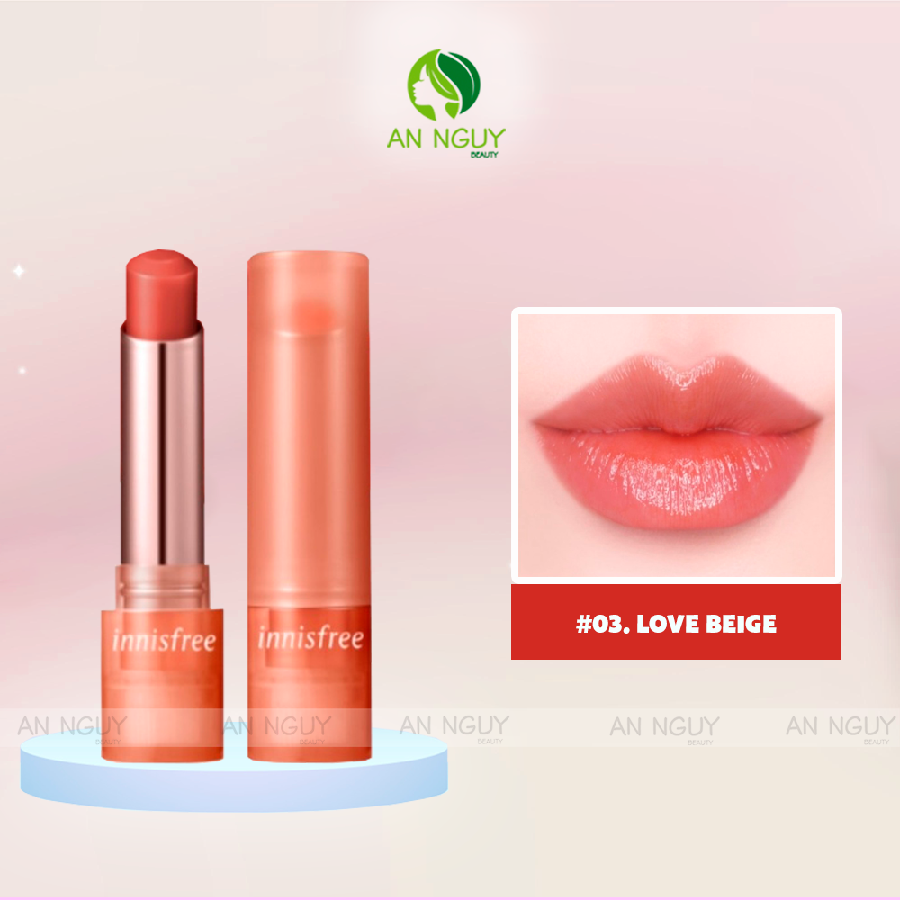 Son Dưỡng Có Màu Innisfree Dewy Tint Lip Balm (New) 3.2gr