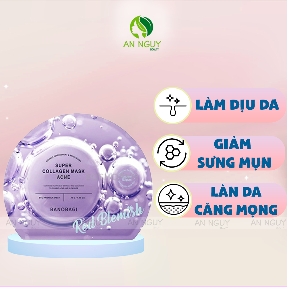 Mặt Nạ Banobagi Super Collagen Mask Tăng Độ Đàn Hồi, Dưỡng Da 30gr