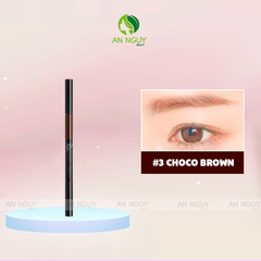 Chì Kẻ Mày BOM 3 In 1 Triple Edge Eyebrow Sắc Nét, Lâu Trôi