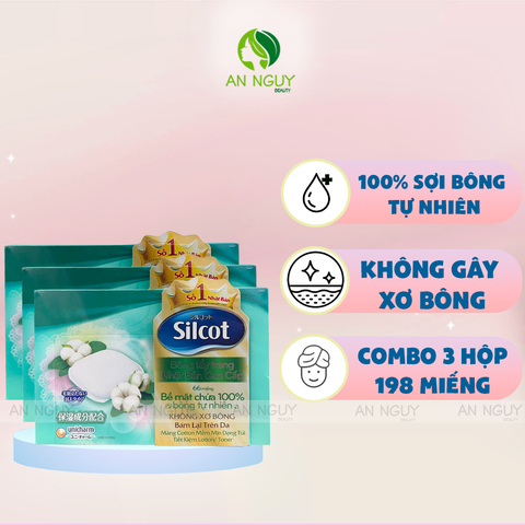 Bông Tẩy Trang Silcot Cao Cấp