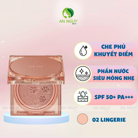 Phấn Nước Clio Kill Cover The New Founwear Cushion Koshort in Seoul Limited 