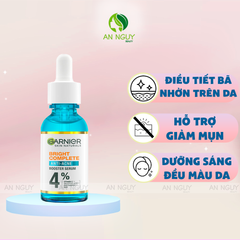 Tinh Chất Garnier Skin Naturals Bright Complete Anti - Acne Booster Serum Giảm Mụn Sáng Da 30ml