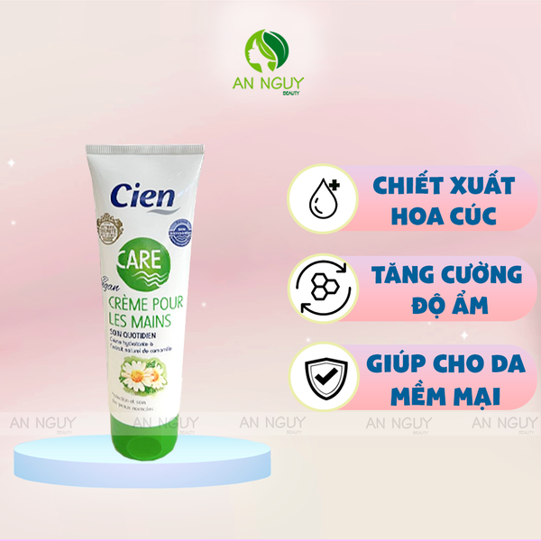 Kem Dưỡng Da Tay Cien Giúp Da Mềm Mại, Ẩm Mượt 125ml