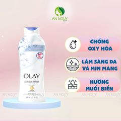 Sữa Tắm Olay Body Wash Lưu Hương Thơm Lâu 650ml (Hàng Mỹ Nhập Khẩu)