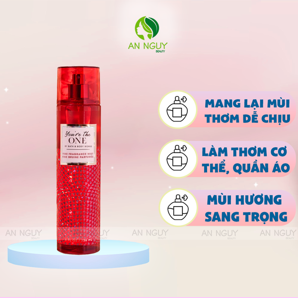 Xịt Thơm Bath & Body Works You're The One Fine Fragrance Mist Hương Thơm Sang Trọng 236ml