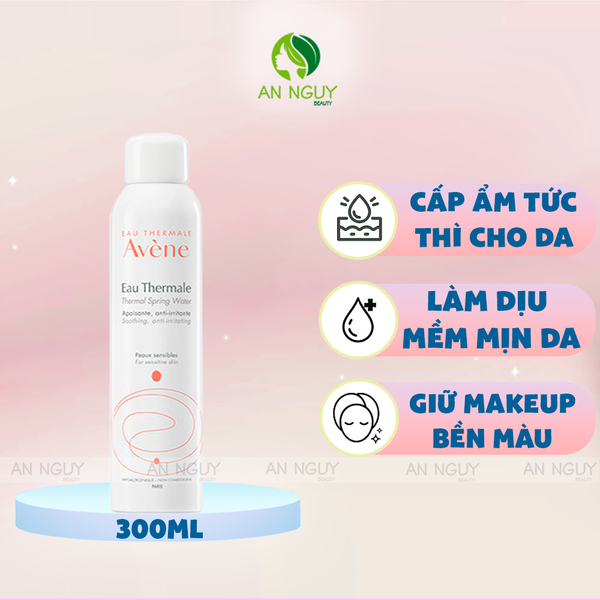 Xịt Khoáng Avène Thermal Spring Water Cấp Nước, Làm Dịu & Giảm Kích Ứng