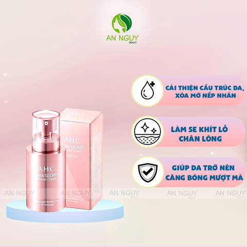 Kem Dưỡng Da Trắng Hồng Căng Bóng AHC Aura 50g