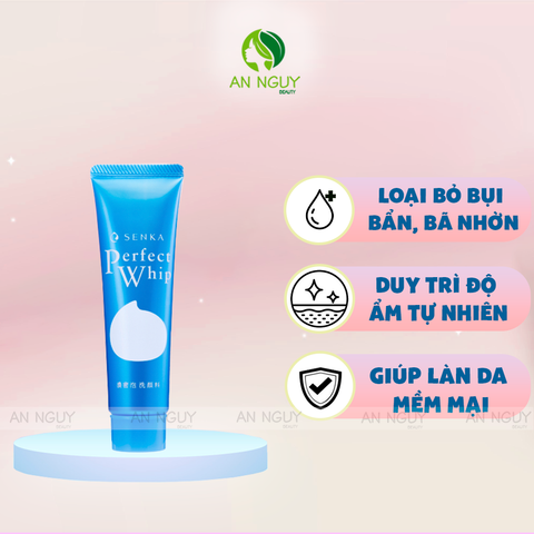 Sữa Rửa Mặt Senka Tạo Bọt Perfect Whip Facial Foam Wash Làm Sạch Sâu, Dưỡng Ẩm