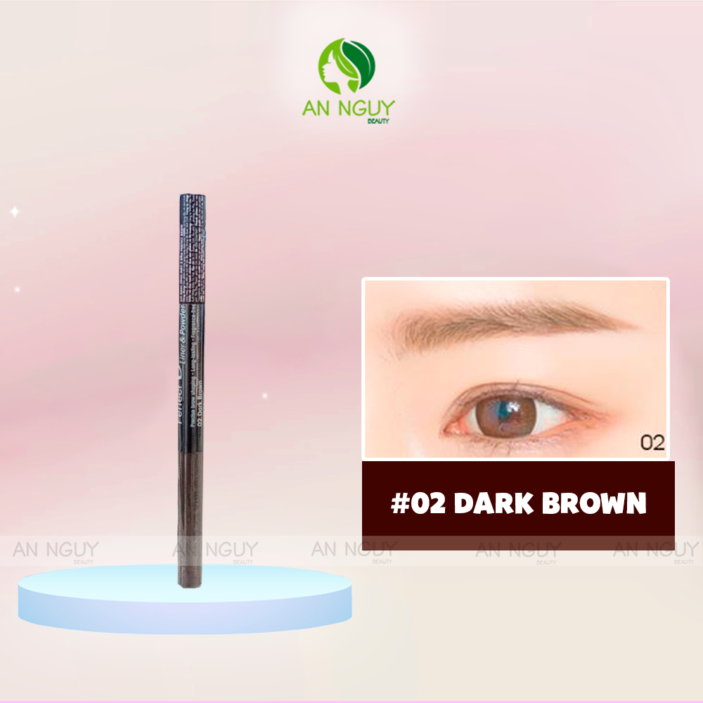 Chì Kẻ Mày BOM 3 In 1 Triple Edge Eyebrow Sắc Nét, Lâu Trôi