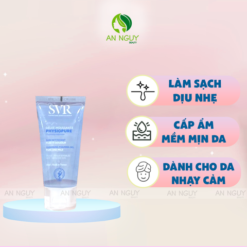 Gel Rửa Mặt SVR Physiopure Gelee Moussante Dành Cho Da Nhạy Cảm