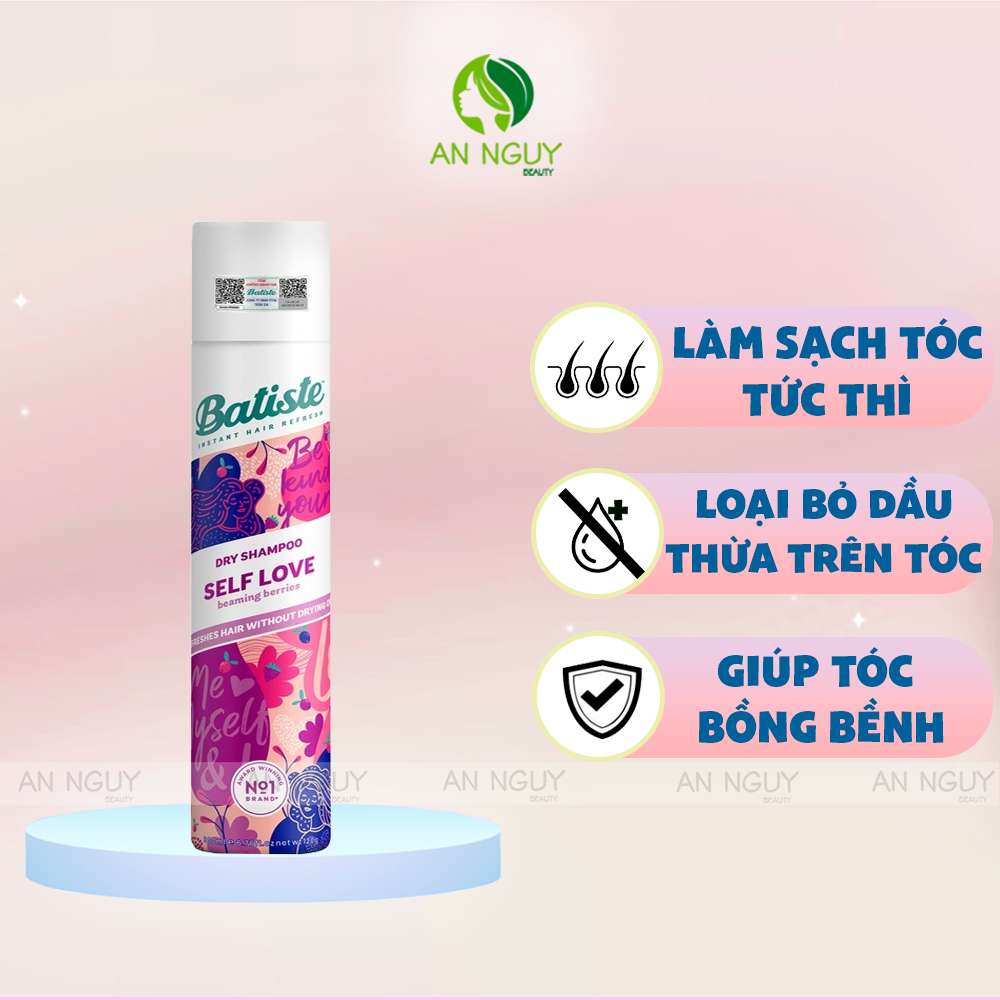 Dầu Gội Khô Batiste Dry Shampoo 200ml