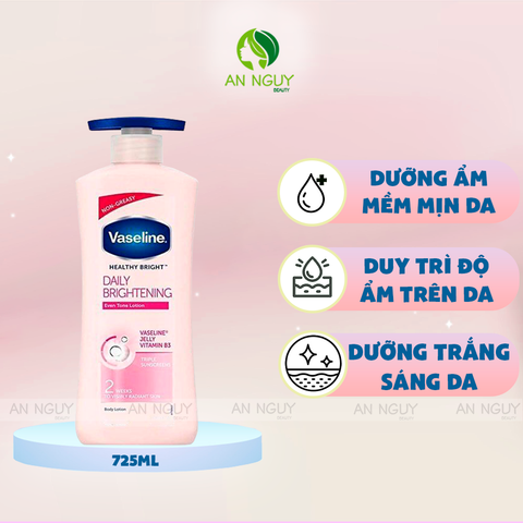 Sữa Dưỡng Thể Vaseline Healthy White UV Lightening Body Lotion 725ml