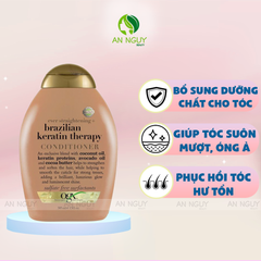 Dầu Xả OGX Conditioner Vào Nếp & Suôn Mượt Tóc 385ml