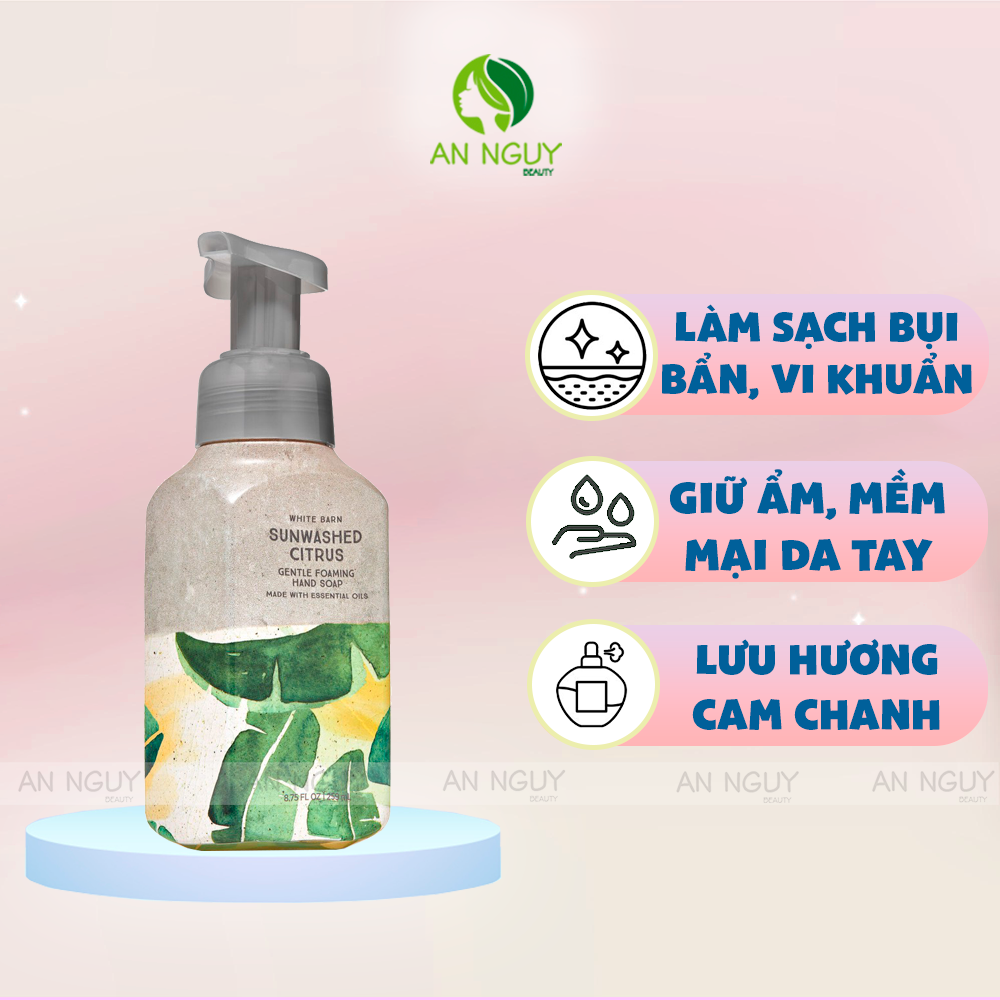 Xà Phòng Rửa Tay Bath & Body Works Gentle Foaming Hand Soap Dạng Bọt 259ml