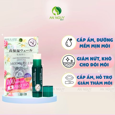 Son Dưỡng OMI Brotherhood Menturm Moiscube Lip 4g