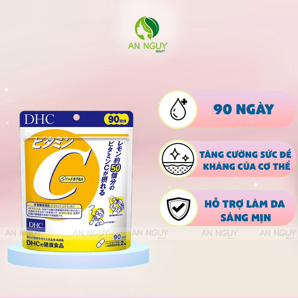 Viên Uống DHC Bổ Sung Vitamin C Dưỡng Sáng Da, Tăng Đề Kháng