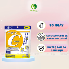 Viên Uống DHC Bổ Sung Vitamin C Dưỡng Sáng Da, Tăng Đề Kháng