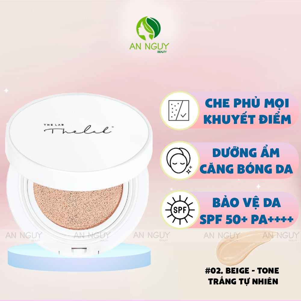 Phấn Nước The Lab Oligo Hyaluronic Acid Healthy Cream Cushion SPF50+ PA++++ Dưỡng Da Cấp Ẩm 12gr