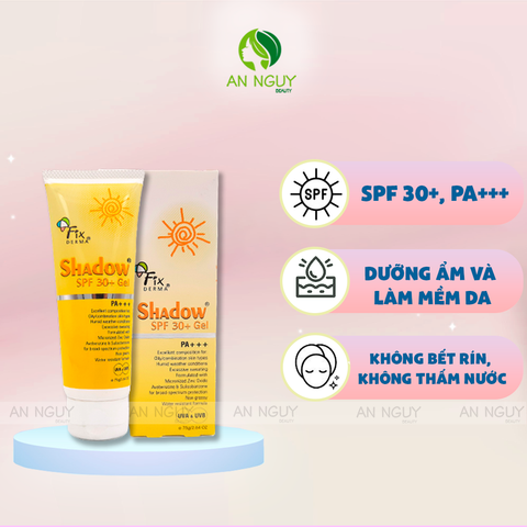 Kem Chống Nắng FixDerma Shadow SPF50+ Bảo Vệ Da Tối Ưu 75gr