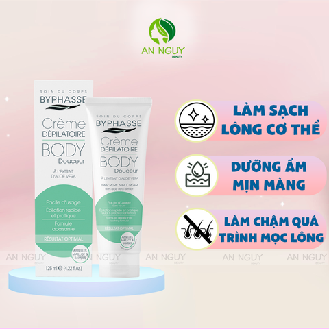 Kem Tẩy Lông Byphasse Hair Removal 125ml