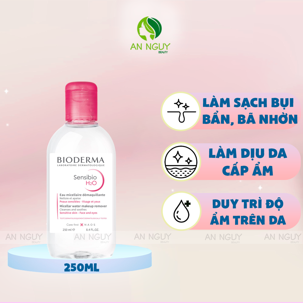 Nước Tẩy Trang Bioderma Sensibio H2O Cho Da Thường, Khô, Nhạy Cảm