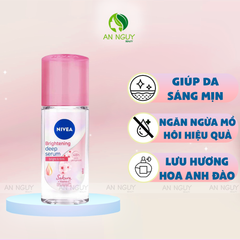 Lăn Khử Mùi Nivea Brightening Deep Serum Dưỡng Sáng Da 40ml