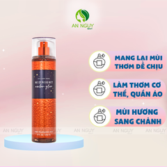 Xịt Thơm Bath & Body Works Midnight Amber Glow Fine Fragrance Mist Hương Thơm Sang Trọng