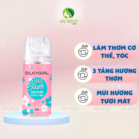 Xịt Thơm Toàn Thân Và Tóc Silkygirl Fragrance Mist Hair And Body 50ml