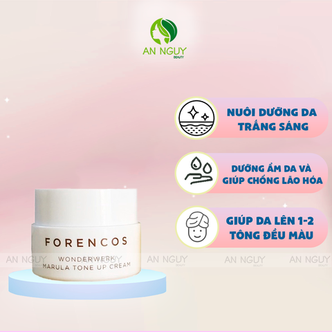 Kem Dưỡng Trắng Forencos Wonderwerk Marula Tone Up Cream Nâng Tông Da