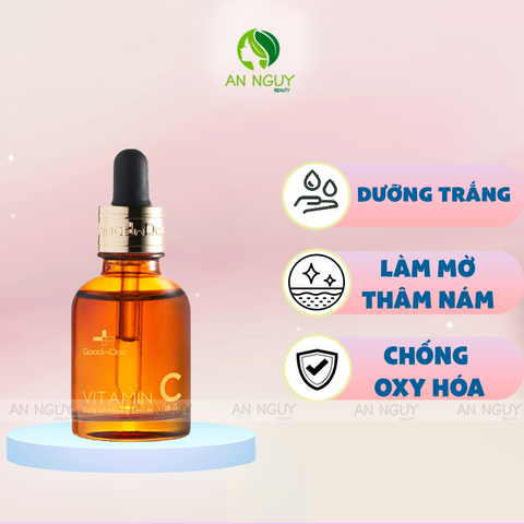 Tinh Chất GoodnDoc Vitamin C-16.5 Daily Whitening Serum Dưỡng Sáng Da, Mờ Thâm Nám 30ml