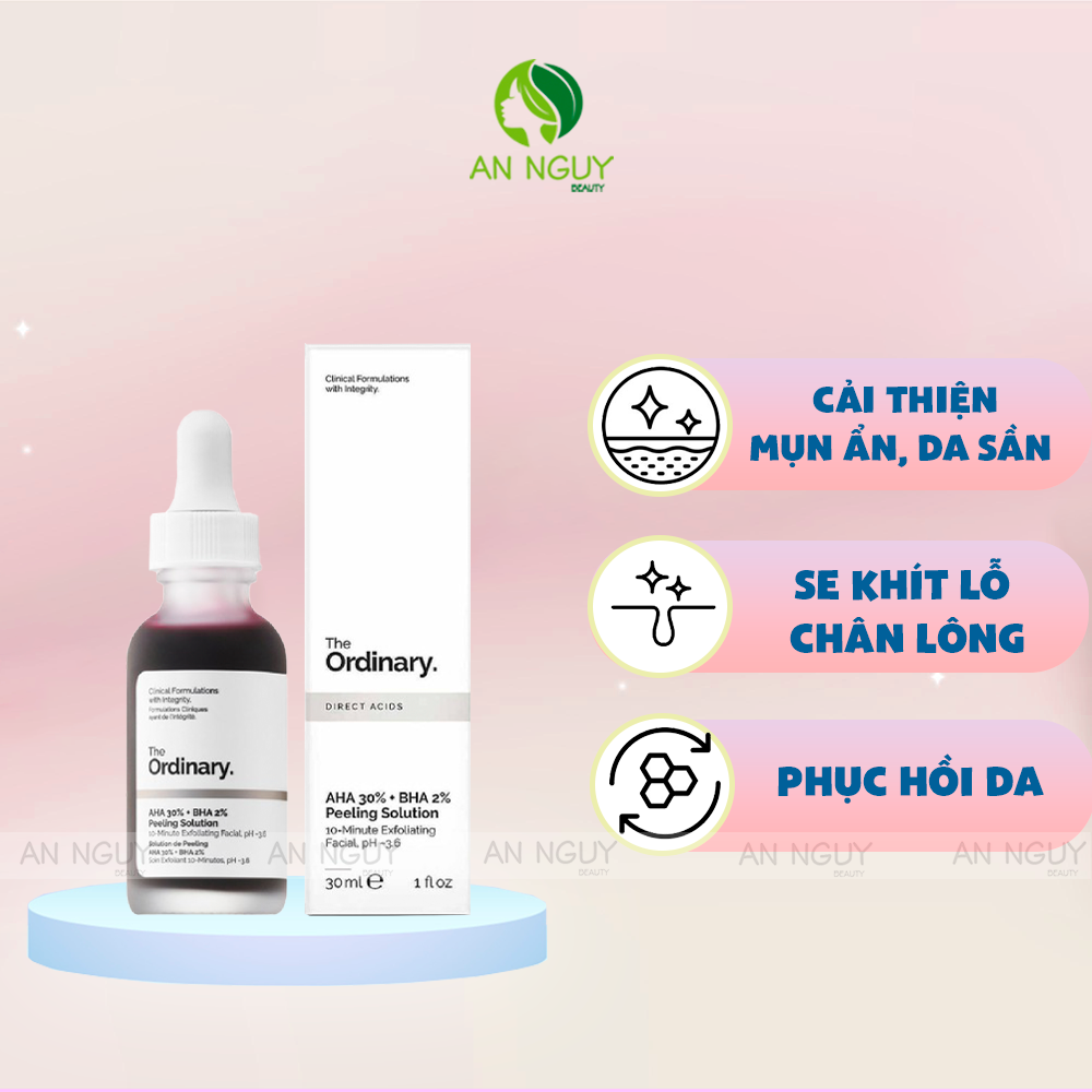Serum The Ordinary AHA 30% + BHA 2% Peeling Solution Tẩy Da Chết Hóa ...