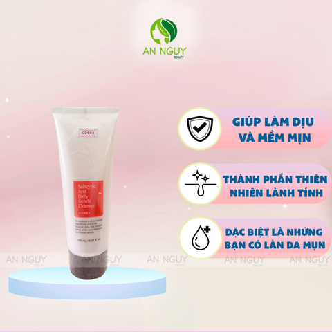 Sữa Rửa Mặt Trị Mụn Cosrx Salicylic Acid Daily Gentle 150ml