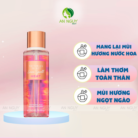 Xịt Thơm Toàn Thân Bodymist Victoria’s Secret Heat 250ml