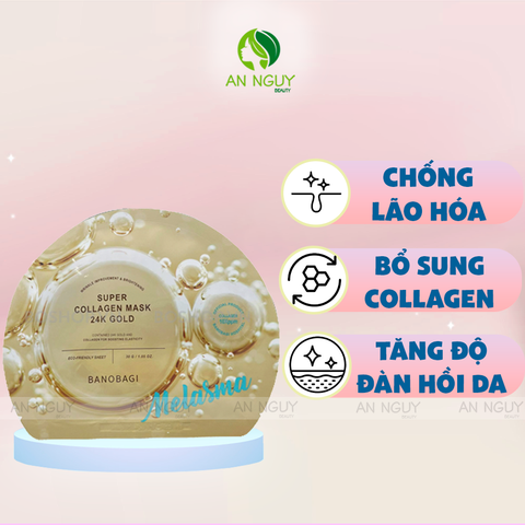 Mặt Nạ Banobagi Super Collagen Mask Tăng Độ Đàn Hồi, Dưỡng Da 30gr