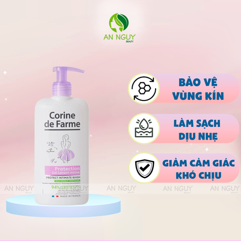 Dung Dịch Vệ Sinh Corine de Farme Intimate Gel 250ml