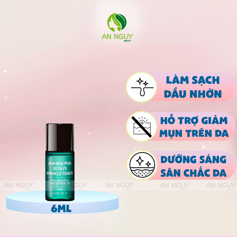 [Hàng Tặng Không Bán] Nước Hoa Hồng Some By Mi AHA-BHA-PHA 6ml(Default Title)