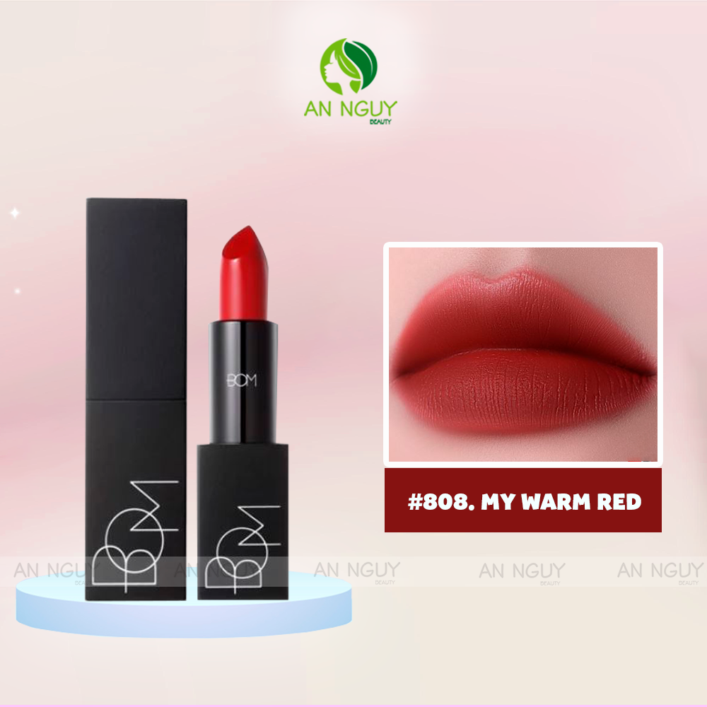 Son Thỏi Lì BOM My Lipstick Lên Chuẩn Màu 3.5gr