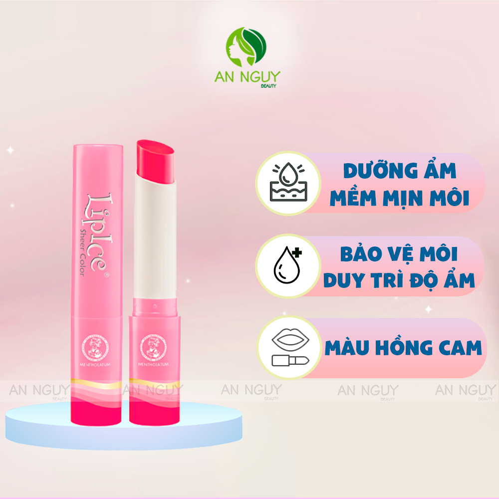 Son Dưỡng LipIce Sheer Color Giúp Môi Mềm Mịn 2.4gr