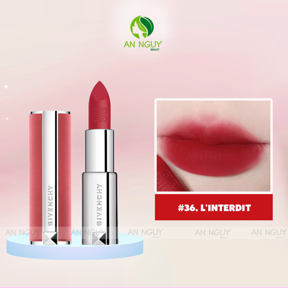 Son Thỏi Givenchy Le Rouge Sheer Velvet Matte Lipstick 3.4gr