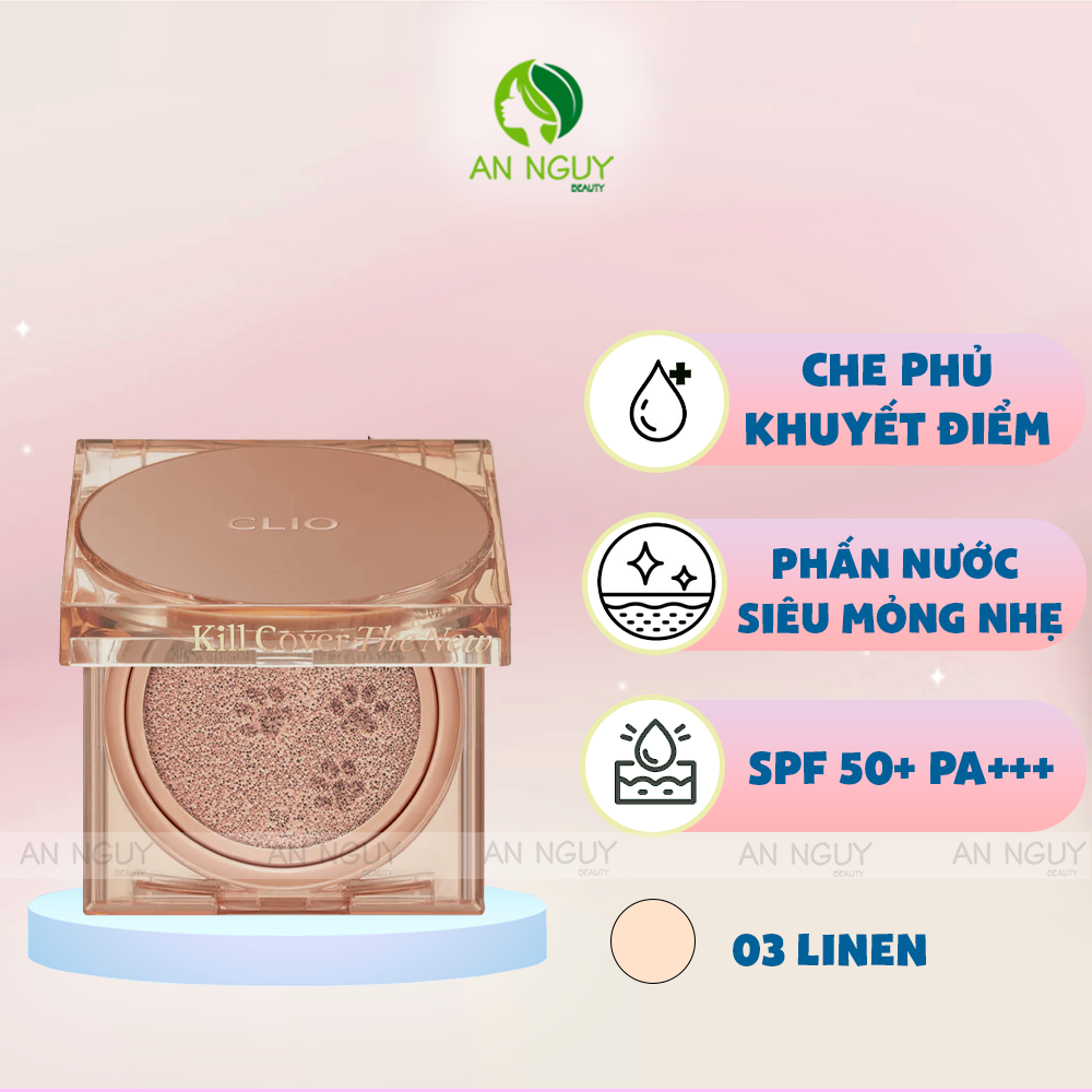 Phấn Nước Clio Kill Cover The New Founwear Cushion Koshort in Seoul Limited 