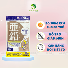 Viên Uống DHC ZinC Trị Mụn Bổ Sung Kẽm